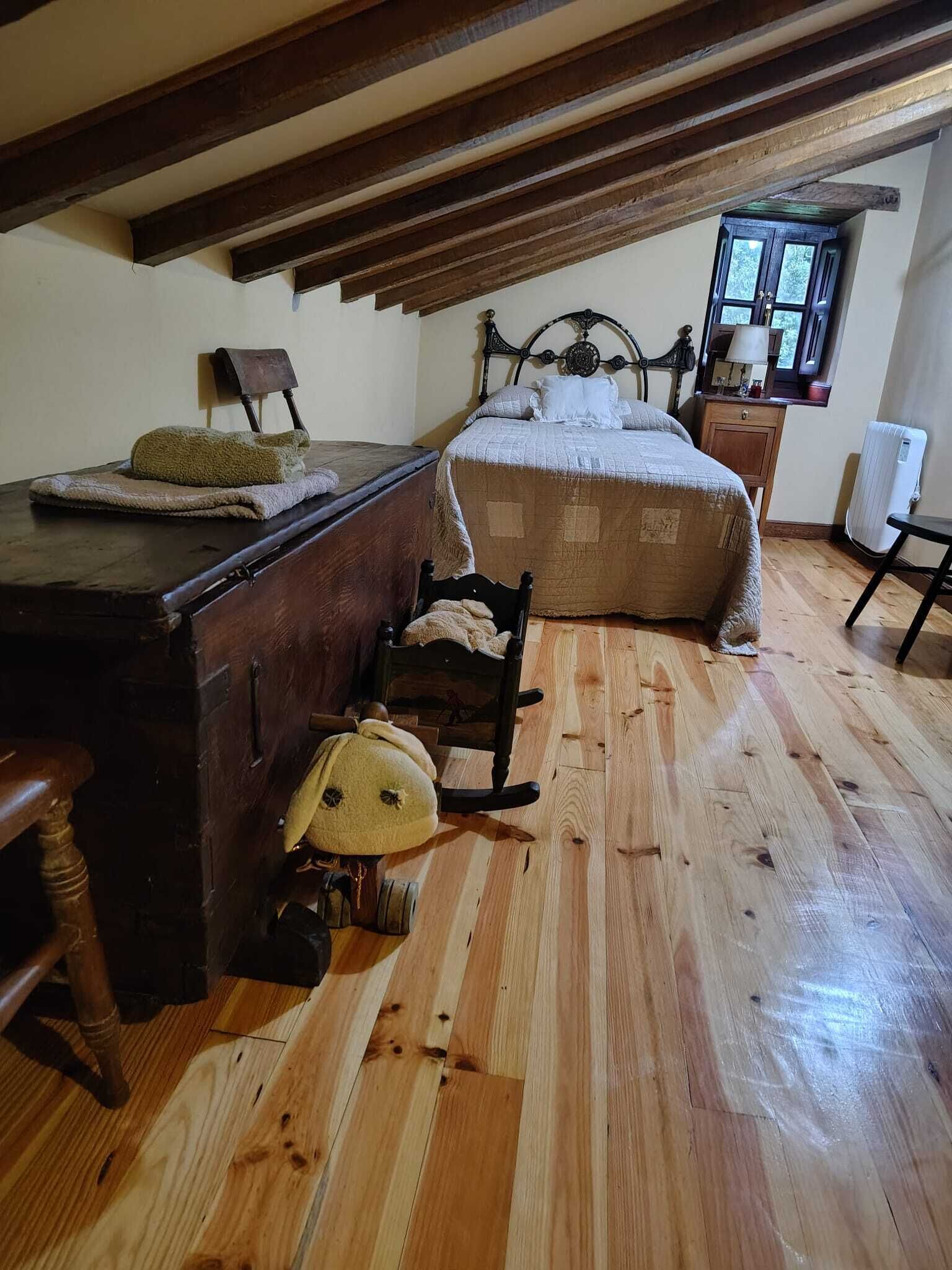 3 habitaciones y ropa de cama 