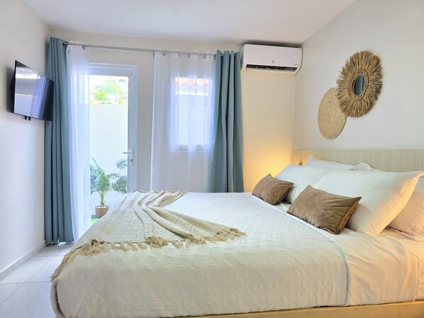 1 bedroom, in-room safe, iron/ironing board, travel crib