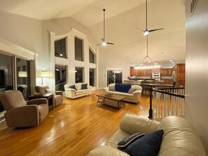 Smart TV, fireplace, table football - Lakefront House w/ Pool, Boat Dock & views of Old Kinderhook Golf Course  (Camdenton)