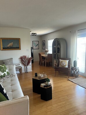 Living area - Beautiful 2 bedroom 1 bathroom water front condo (St. Petersburg)