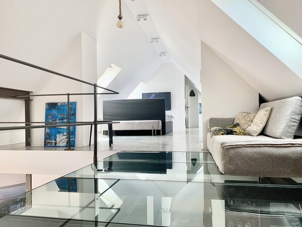 TV connectée, cheminée