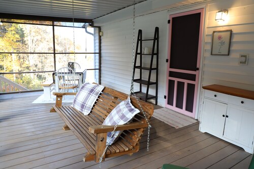 Serenity abounds in this beautiful 93-year-old farmhouse with mountain views. 
