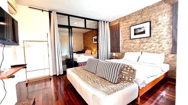 Quadrupla familiare | Una scrivania, Wi-Fi gratuito, lenzuola