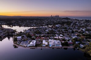 Aerial view - Experience Paradise: Luxury on World's Best Beach (Burleigh Waters)