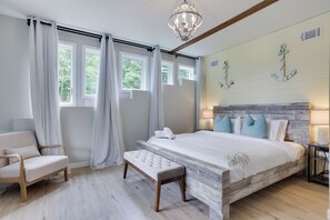 6 dormitorios, tabla de planchar con plancha, cuna de viaje y wifi