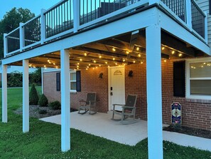 Terrace/patio - Waterfront property in Harpers Ferry - Private River Access (Harpers Ferry)