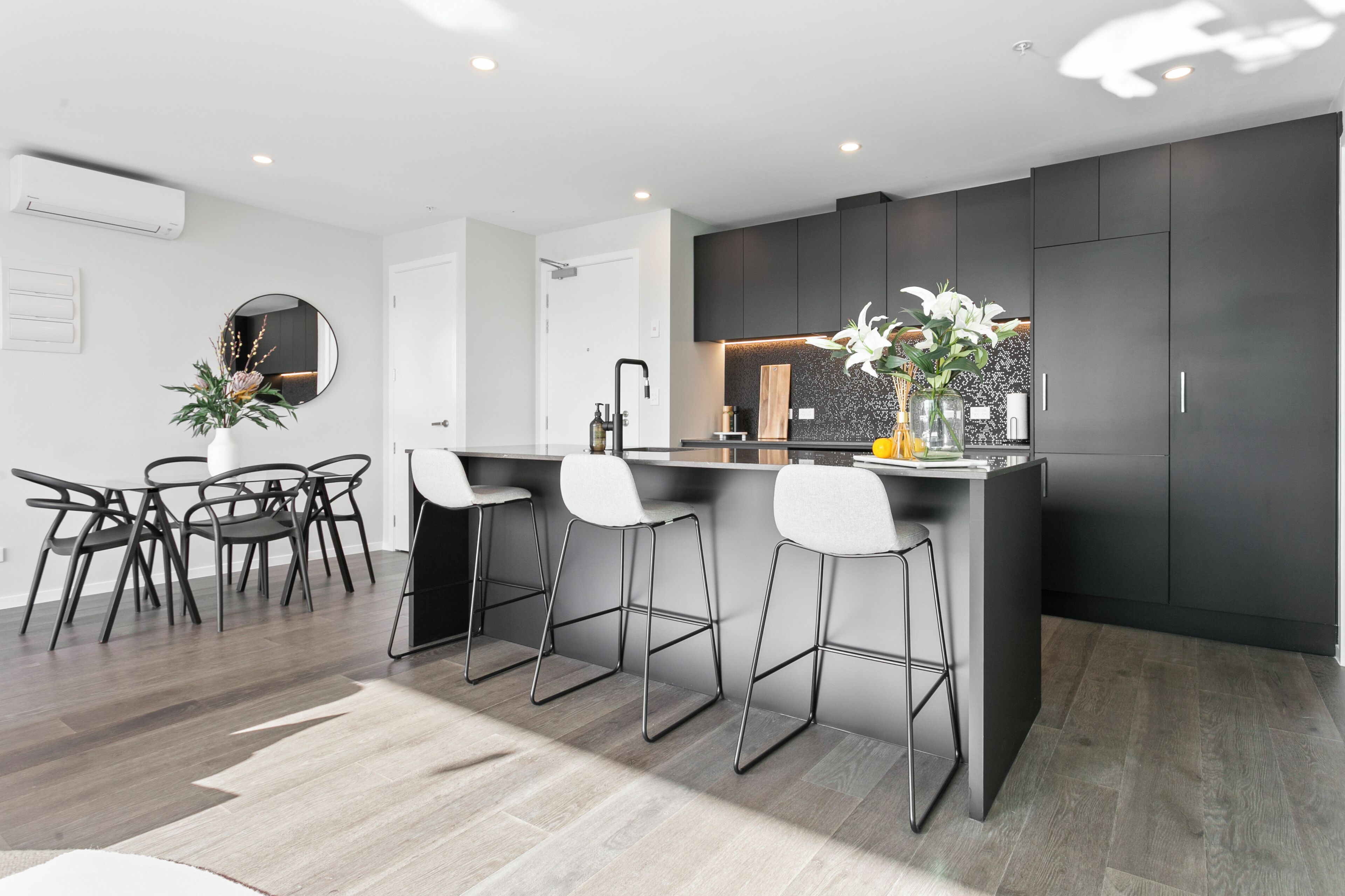 Luxury Apartment | Living area | Smart TV, Netflix, heated floors, streaming services