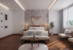 Desk, free WiFi, bed sheets - The HUB by Hotel Academy Phu Quoc (Phu Quoc)