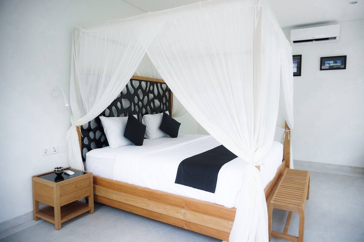 Biệt thự Deluxe, 3 phòng ngủ, hồ bơi riêng, cạnh hồ bơi (Bailey) | Két bảo mật tại phòng, bàn, nôi (giường cho trẻ sơ sinh) miễn phí 