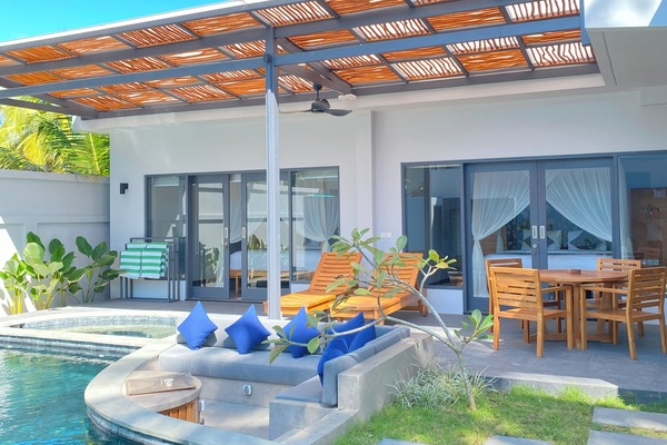 Villa – executive, 2 soverom, bassengutsikt, ved basseng | Hageutsikt