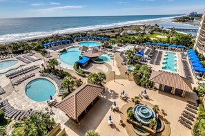 Pool - Incredible Penthouse Oceanfront Condo at North Beach Resort - $300 FREE Activities Daily! (North Myrtle Beach)