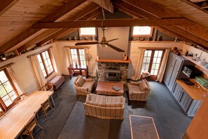 Standard Cottage | Living area | Flat-screen TV - Cloudy Creek Cottage (South Bruny)