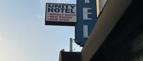 Fassade der Unterkunft