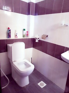 Handdoeken, zeep, toiletpapier