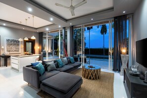 Living area - Lovely 2 Bedroom Pool Villa - KBR3 (Koh Samui)