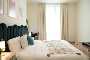 Appartement Design | 1 chambre, décoration personnalisée, fer et planche à repasser