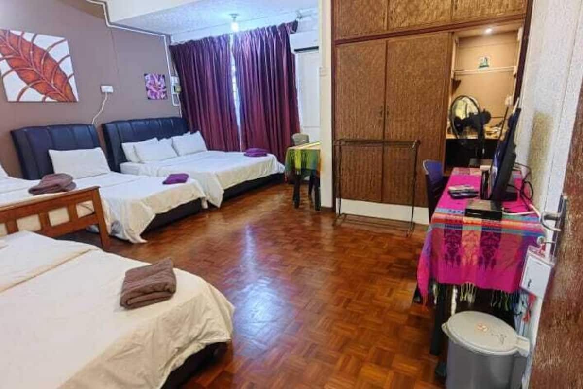 Family Room | 1 bedroom, desk, laptop workspace, iron/ironing board