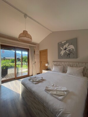 Deluxe Bungalow, 2 Bedrooms, Mountain View | Egyptian cotton sheets, premium bedding, Select Comfort beds - Alicra Hotel Çıralı (Kemer)