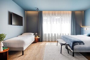Chambre Urban | Literie hypoallergénique, coffre-fort pour ordinateur portable