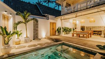 Front of property – evening/night