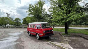 Mobile Home, 1 Bedroom, Garden View | Property grounds - Mobile Home - Alpha Campers Montenegro - Our Red Westfalia Bus (Podgorica)