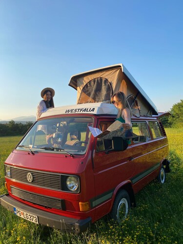 Mobile Home - Alpha Campers Montenegro - Our Red Westfalia Bus