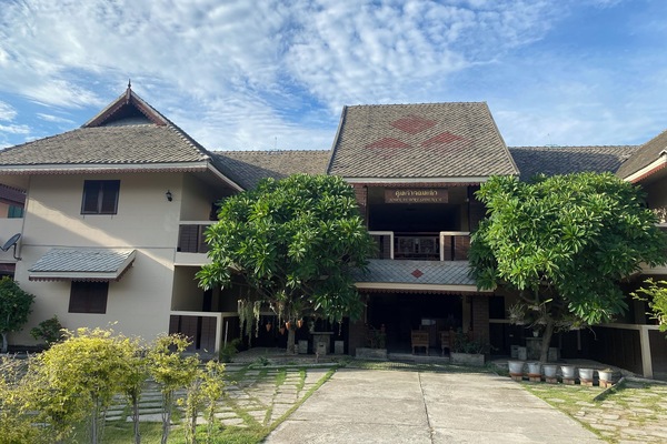 Façana frontal de l'allotjament
