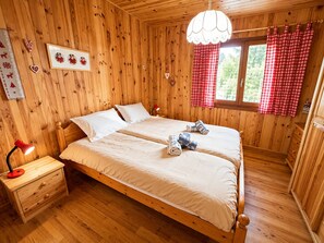 2 bedrooms, Internet, bed sheets - Chalet Les Airelles (Mittlach)