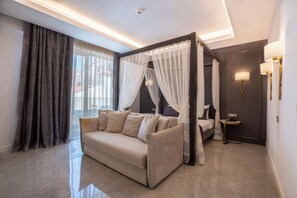 华丽客房, 1 张大床, 无障碍, 无烟房 | 办公桌、笔记本电脑工作区、免费 WiFi、床单