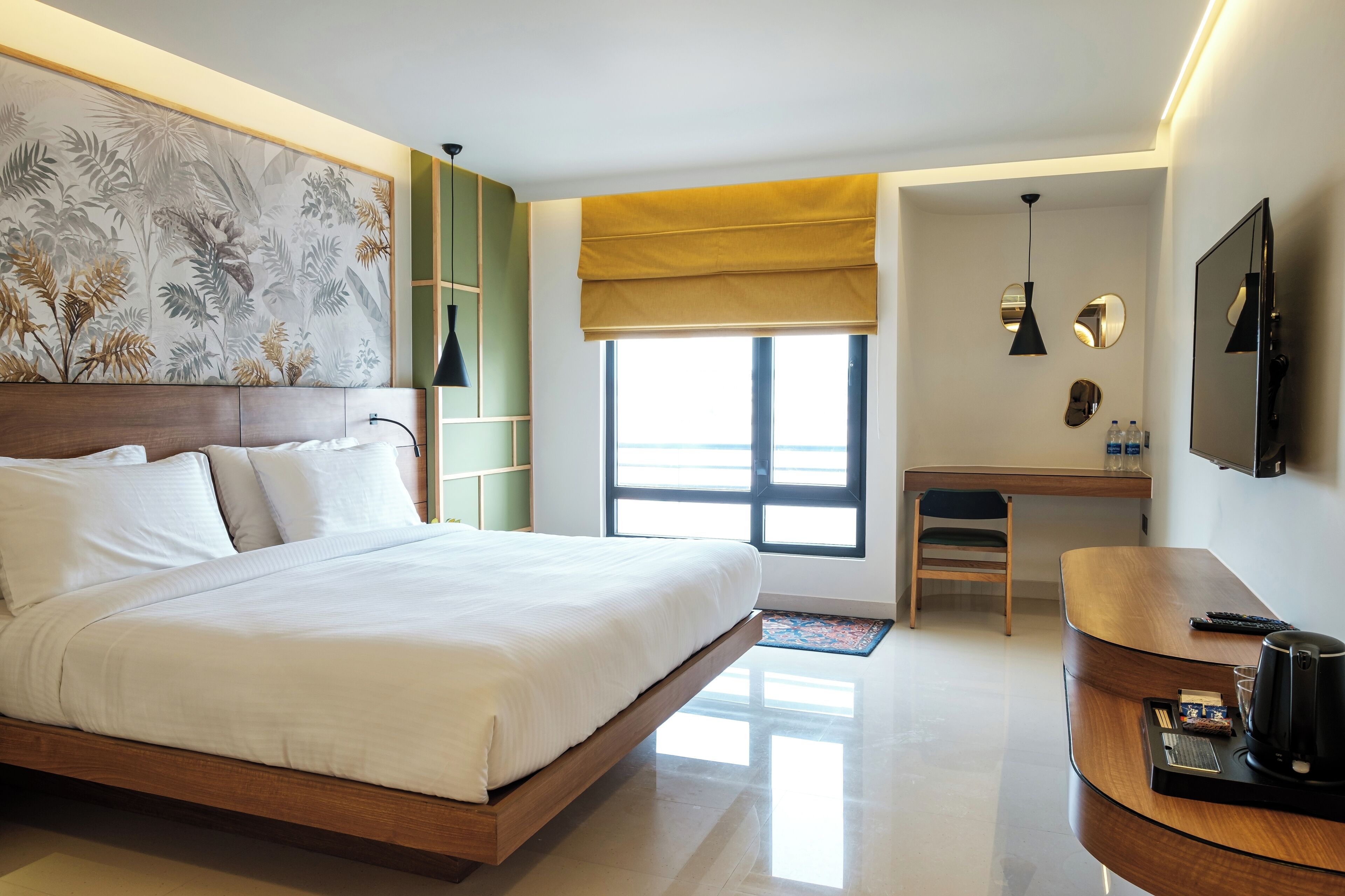 Familie suite | Een minibar, een kluis op de kamer, een laptopwerkplek