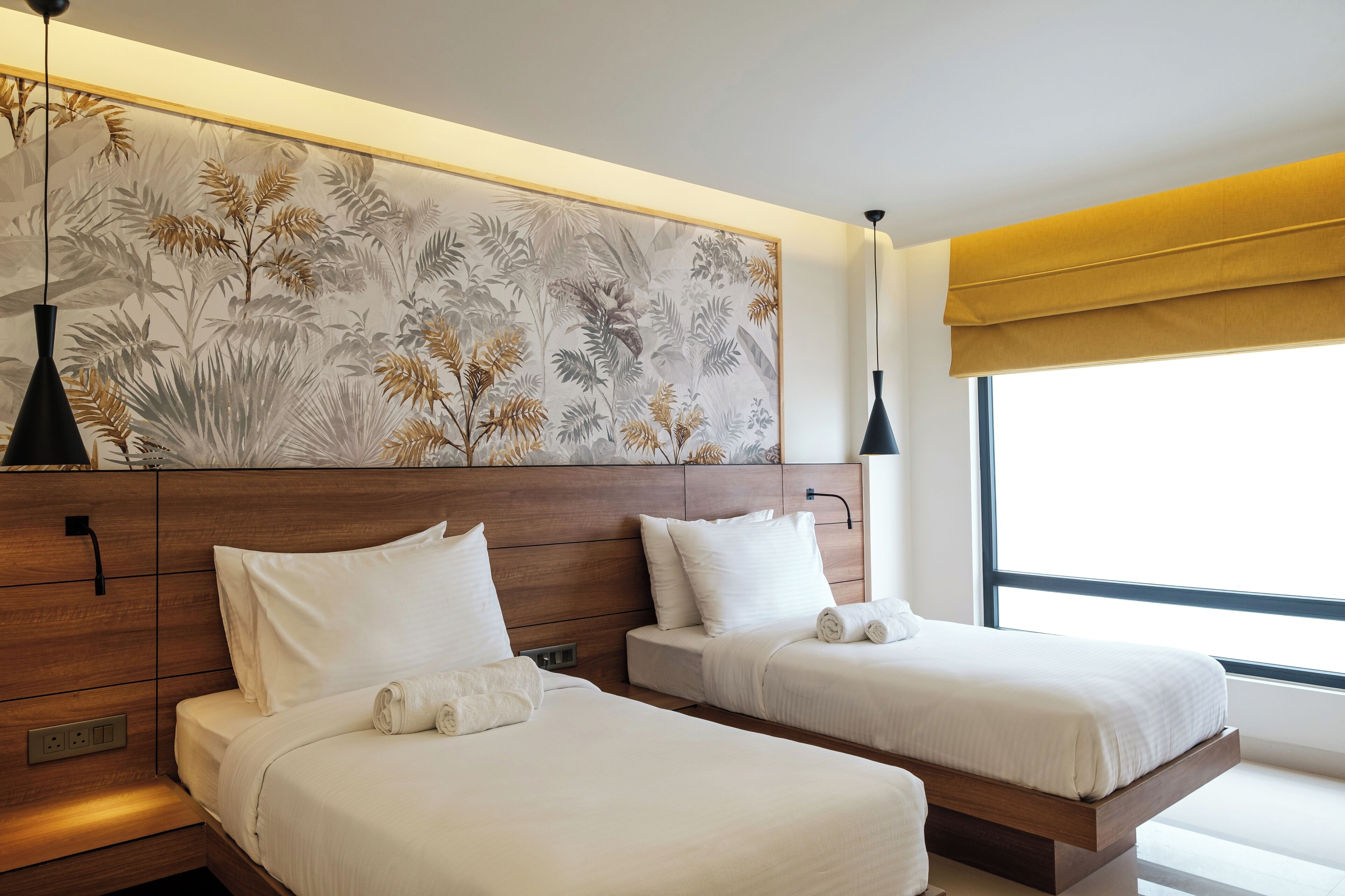 cozy twin room | 1 bedroom, minibar, in-room safe, laptop workspace