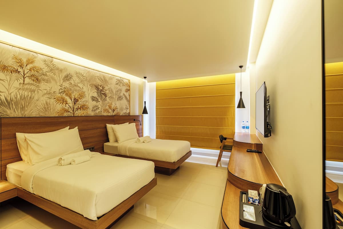 1 habitación, minibar y caja de seguridad en la habitación