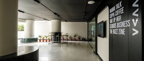 Interior entrance