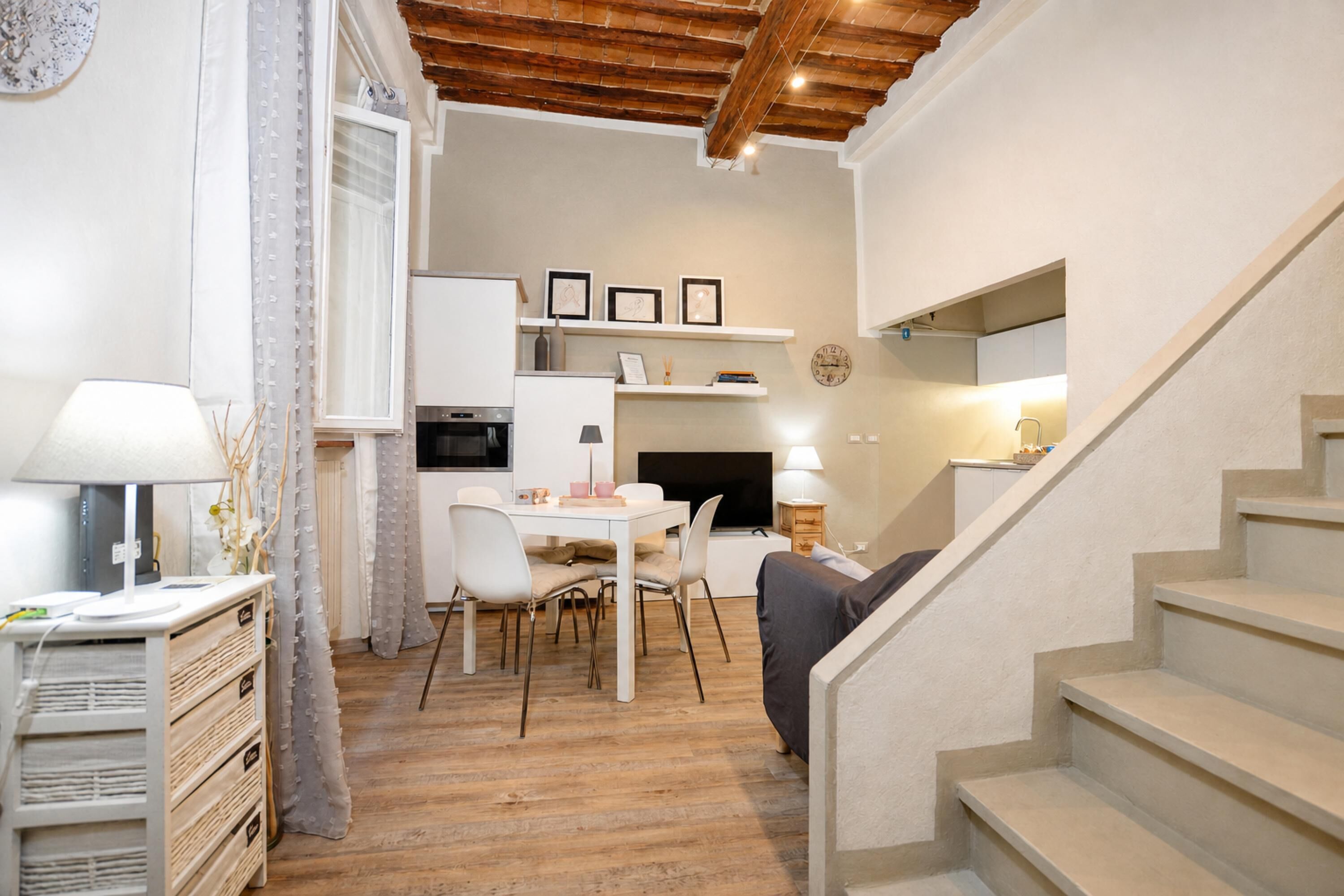 Standard Apartment, 2 Bedrooms, Microwave (Casina Di Giada) | Living area | Flat-screen TV