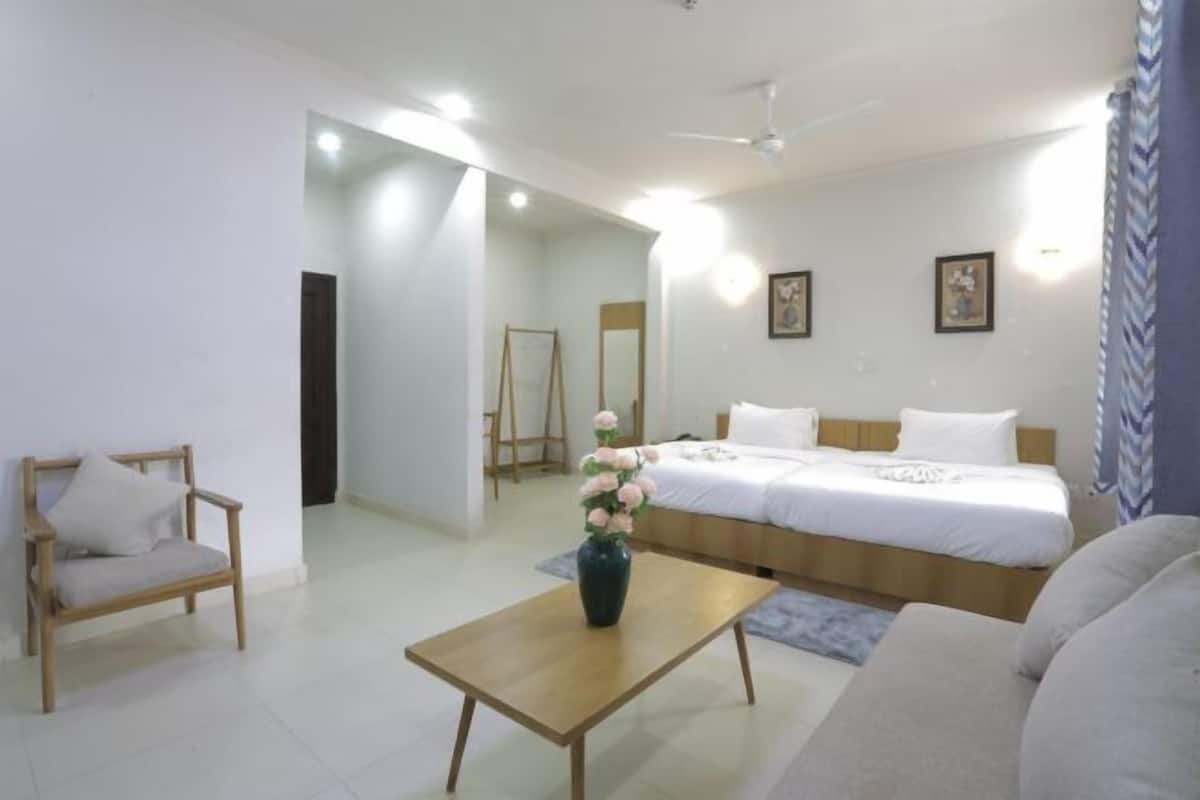 1 غرفة نوم وواي فاي مجانًا وملاءات أسرّة