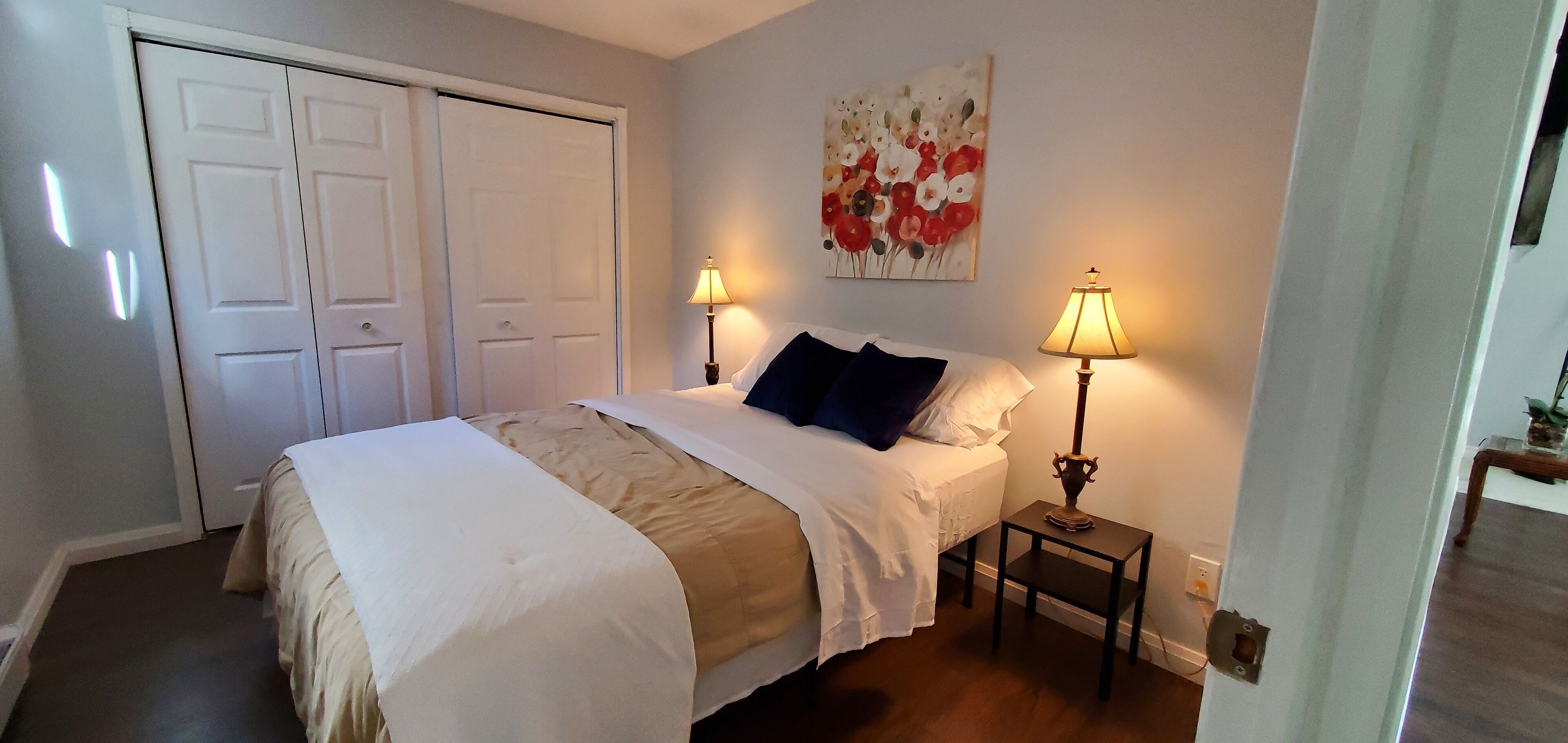 2 Schlafzimmer, Schreibtisch, kostenloses WLAN, Bettwäsche