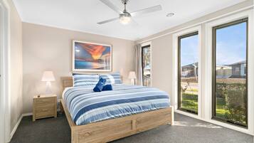 13 bedrooms, desk, iron/ironing board, travel crib