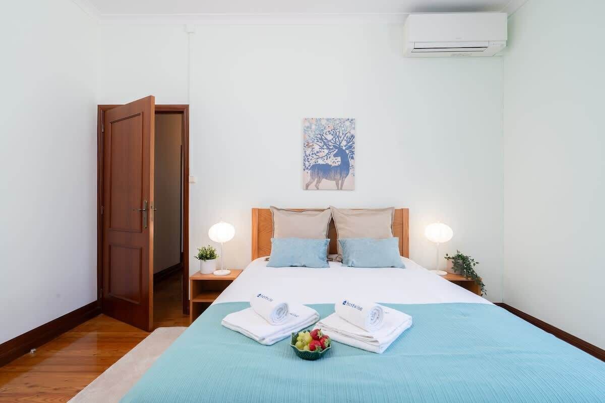 2 soveværelser, strygejern/strygebræt, weekendseng, Wi-Fi