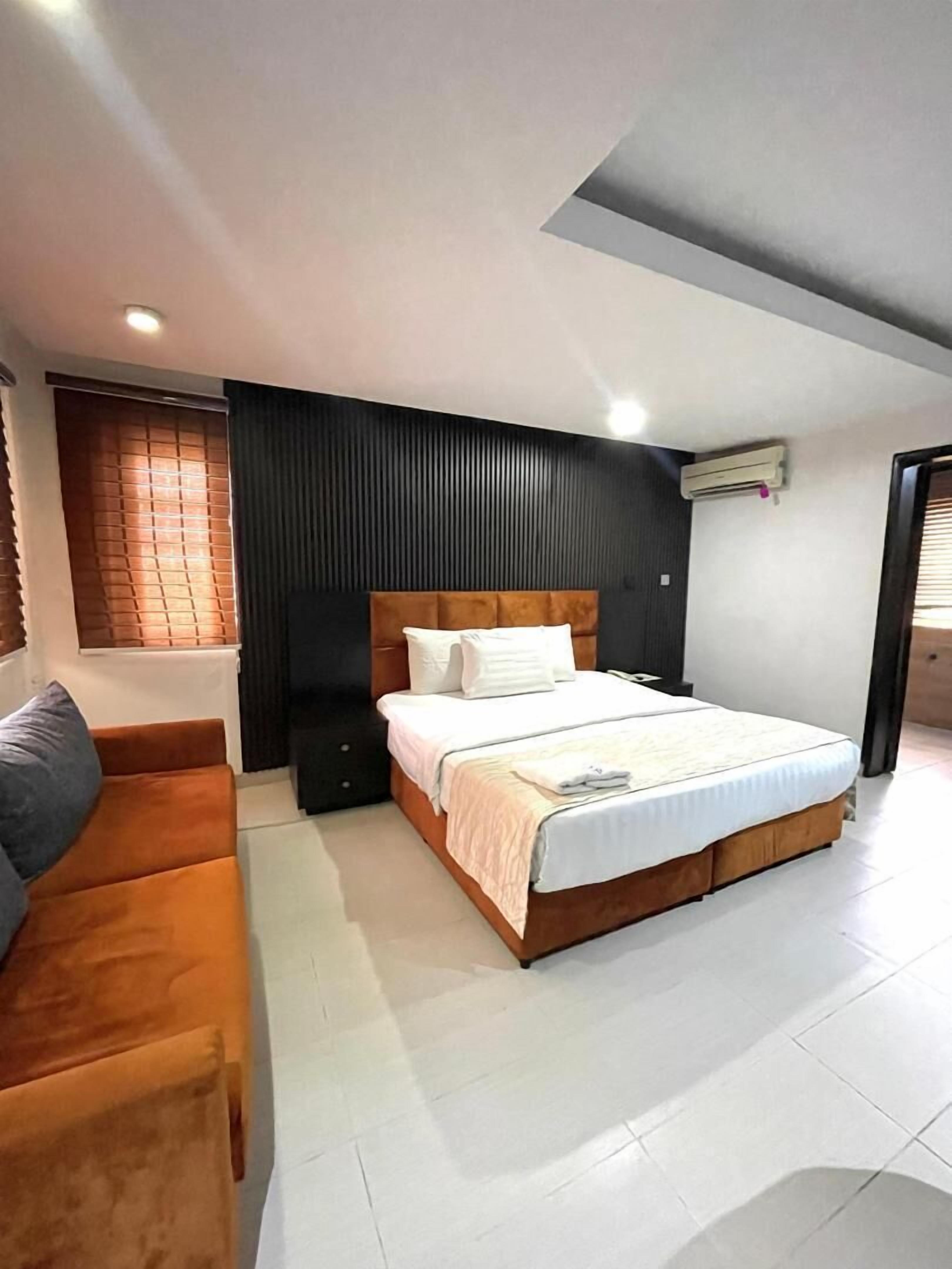 Memory foam beds, individually furnished, desk, laptop workspace