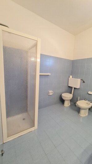 Regadera, amenidades de baño gratuitas, toallas, papel de baño 