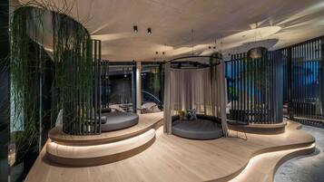 Sauna seca, sauna a vapor, tratamentos corporais, esfoliação corporal