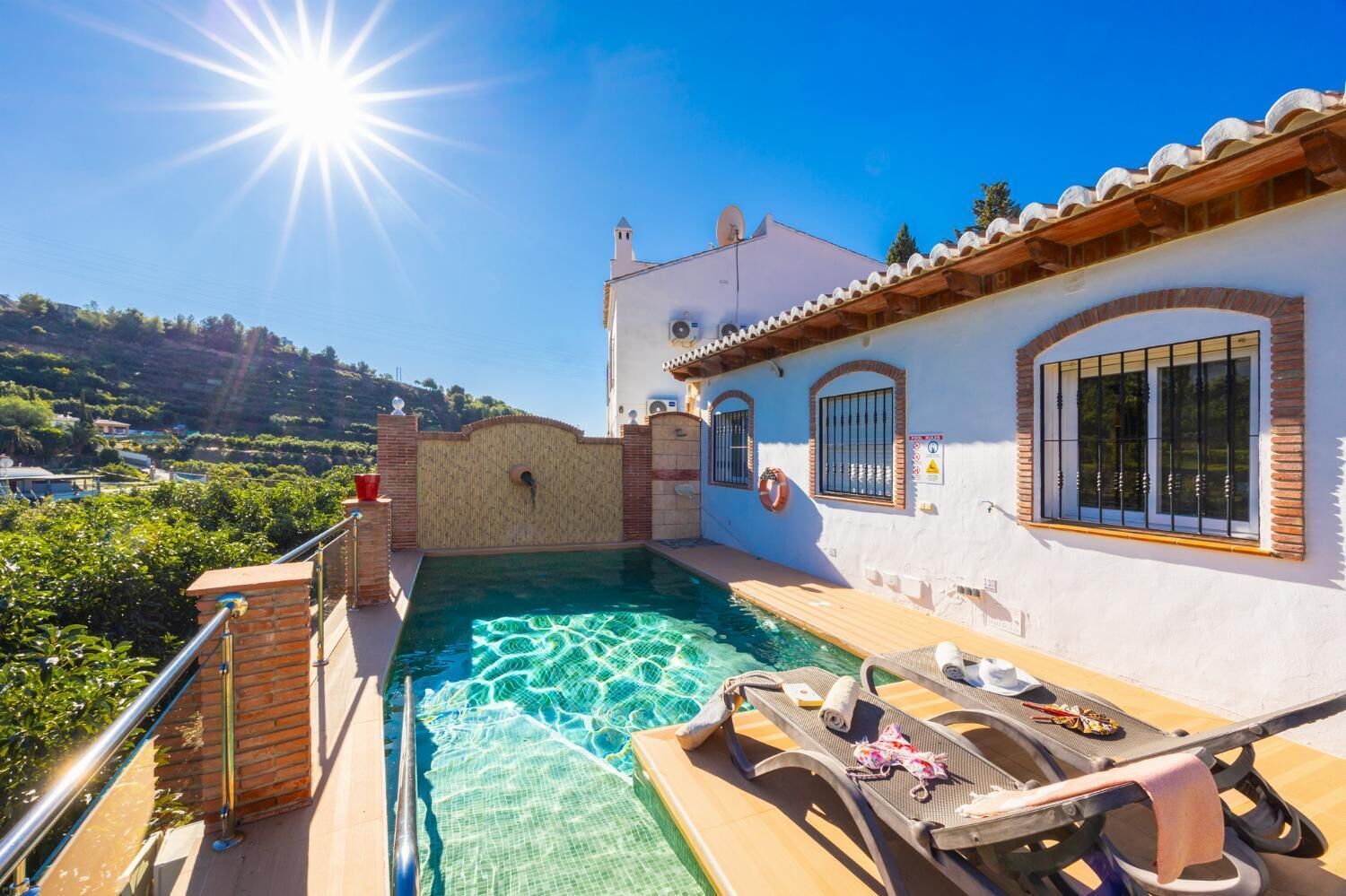 Una piscina climatizada