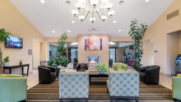 Sala de estar en el lobby