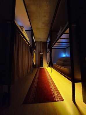 Comfort Shared Dormitory, Women only, Kitchen, City View | Laptop workspace, iron/ironing board, free WiFi, bed sheets -  Karvi Hostel & Suites (Batumi)