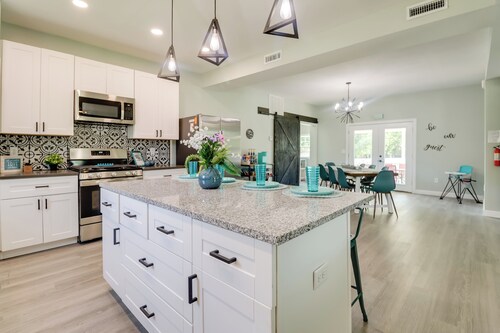 Spacious Yard, Games & Fire Pit: Grove Home Rental