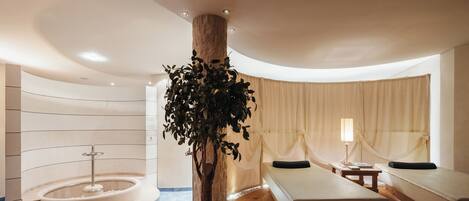 Un sauna, baño turco