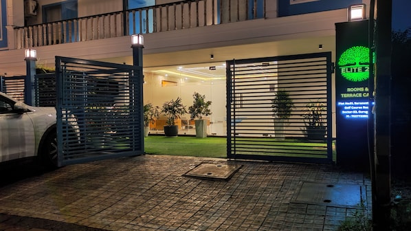 Entrada de l'allotjament