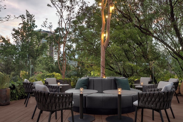 Rooftop bar, alfresco dining, open daily