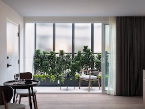 Suite, 1 Bedroom, Terrace (Atrium View) | 1 bedroom, premium bedding, down comforters, pillowtop beds - Kimpton Virgilio Polanco by IHG (Mexico City)