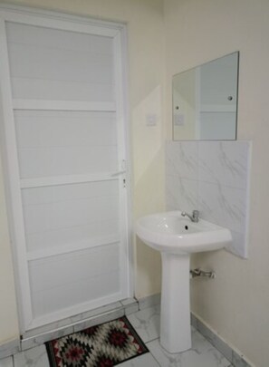 Towels, soap, toilet paper